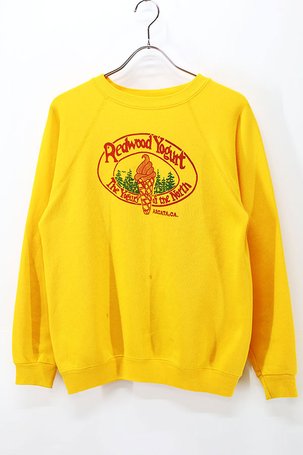 Used Womens 80s-90s Unknown Redwood Yorurt Old Graphic Sweat Size L  