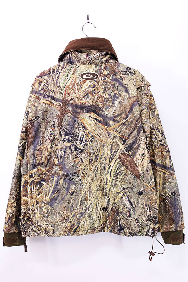 Used 00s DRAKE Real Tree Camo Pull Over Design Jacket Size M 