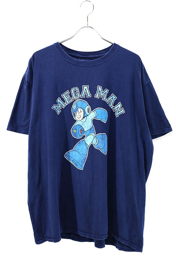 Used 00s MEGA MAN Rockman Character Graphic T-Shirt Size 2XL 
