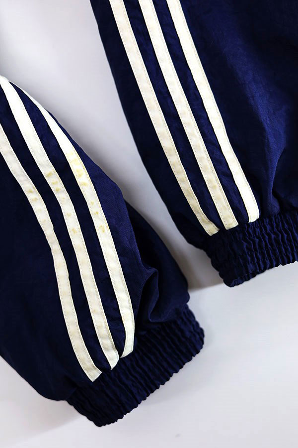 Used 90s adidas Navy Padded Nylon Parka Jacket Size XL 