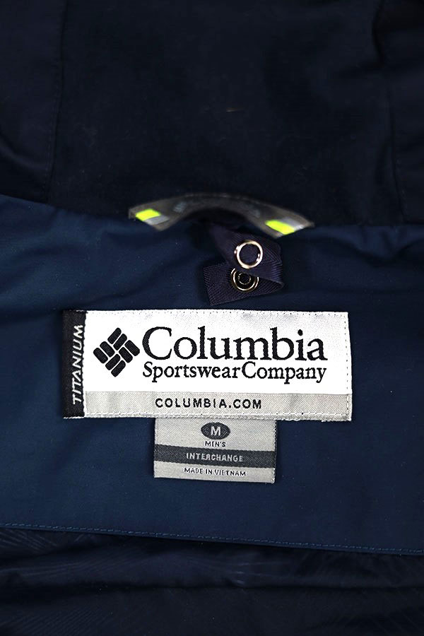 Used 00s Columbia TITANIUM 3Way Nylon Mountain Jacket Size M 