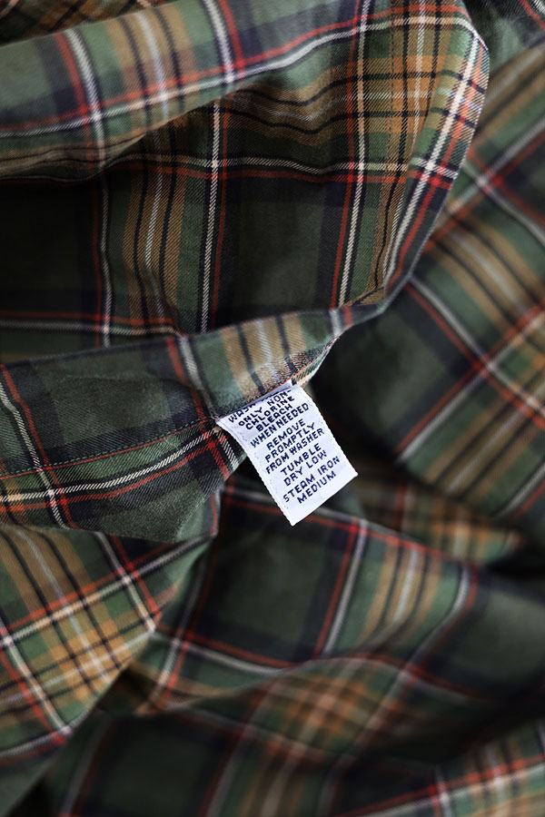 Used 90s Ralph Lauren Brown Check Cotton Shirt Size M 