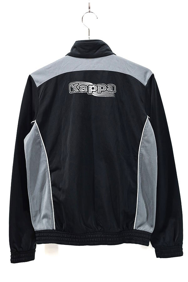 Used Womens 90s-00s Kappa 2Tone Black Track Jacket Size S  