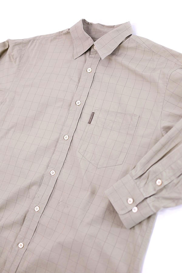 Used 00s Burberry Check Cotton Shirt Size L 