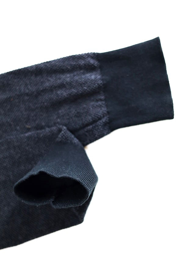 Used 10s POLO Ralph Lauren Dark Gray Light Cotton Knit Size L 