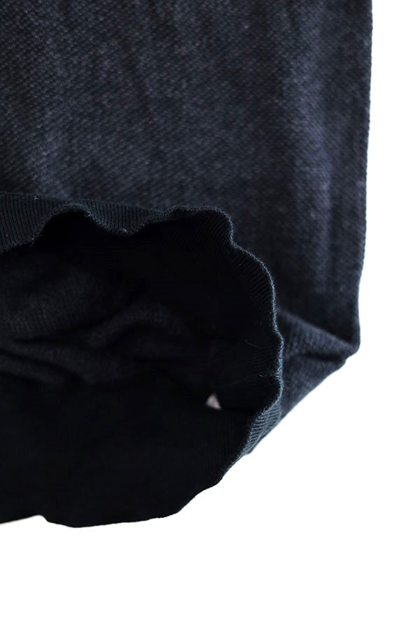 Used 10s POLO Ralph Lauren Dark Gray Light Cotton Knit Size L 