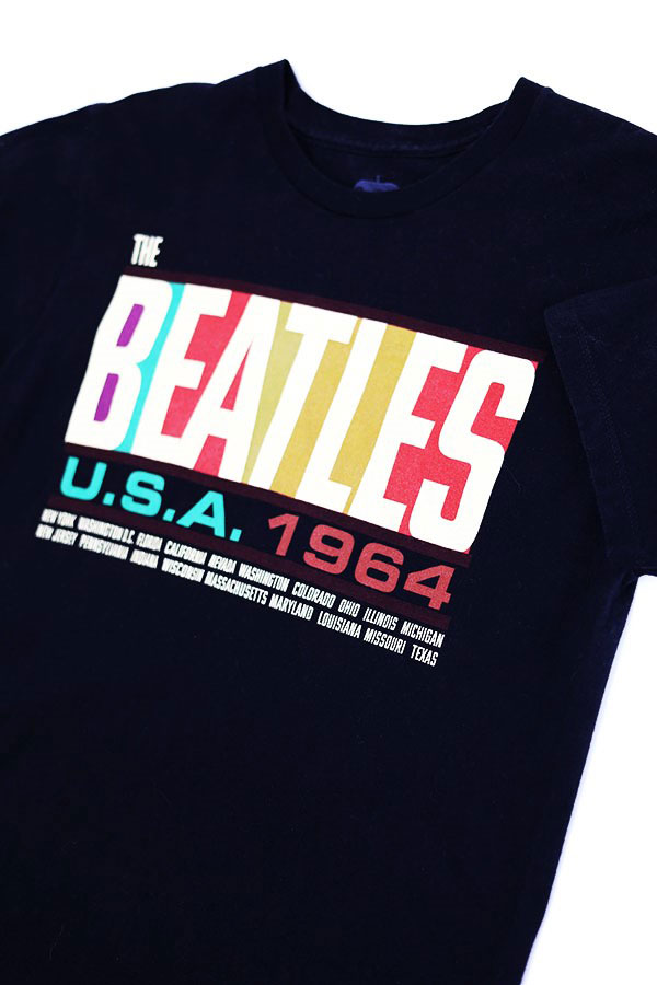 Used 00s THE BEATLES Classic Graphic Rock T-Shirt Size M 