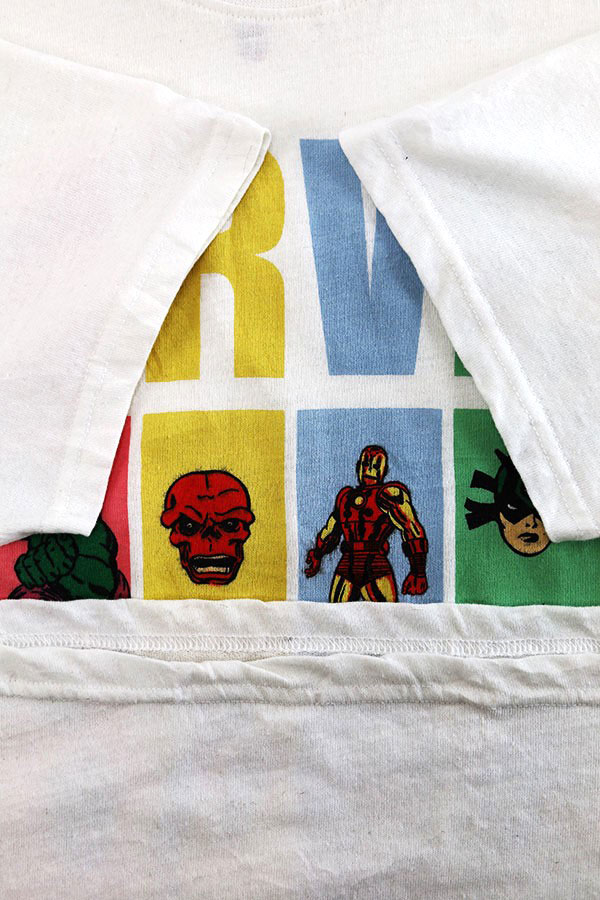 Used 00s MARVEL Hero And villain Character Graphic T-Shirt Size XL 