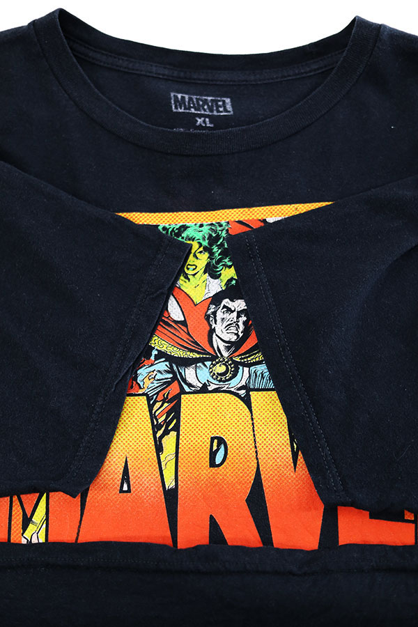 Used 00s MARVEL Heros Character Graphic T-Shirt Size XL 