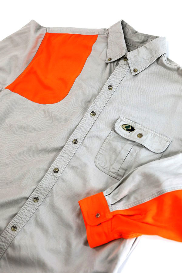 Used 90s-00s Blaze Orange Design Hunting Shirt Size L
