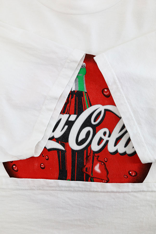Used 90s Champion Coca Cola Graphic T-Shirt Size XL 