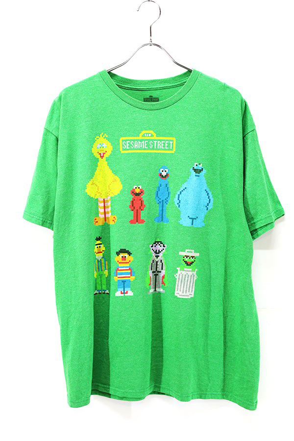 Used 00s SESAME STREET Dot Graphic Character T-Shirt Size XL 