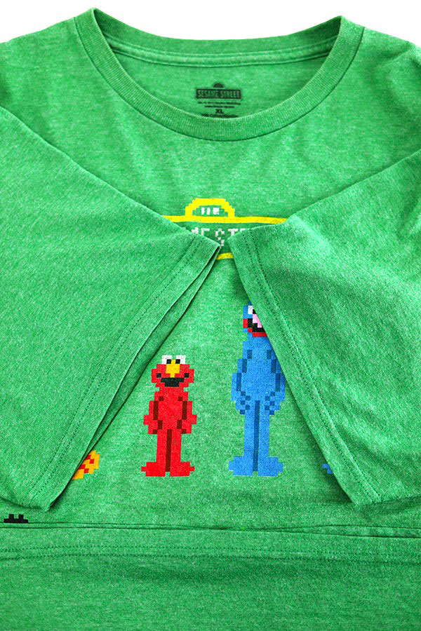 Used 00s SESAME STREET Dot Graphic Character T-Shirt Size XL 