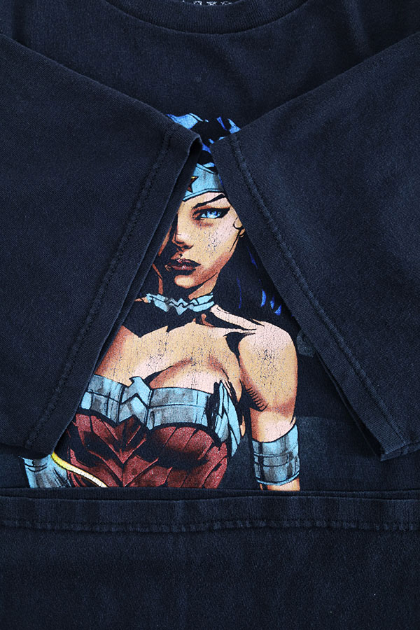 Used 00s DC COMICS Wonder Woman Character graphic T-Shirt Size XL 
