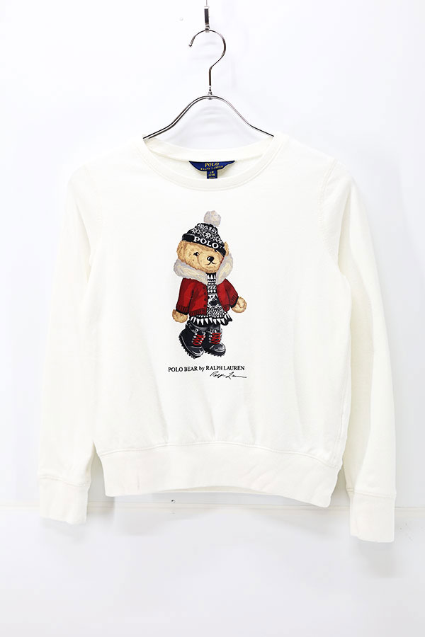 Used Kids 00s POLO Ralph Lauren POLO BEAR Graphic Sweat Size L 古着