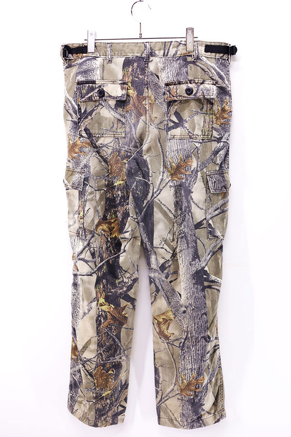 Used 00s TRUE TIMBER Real Tree Camo Cargo Pants Size M 