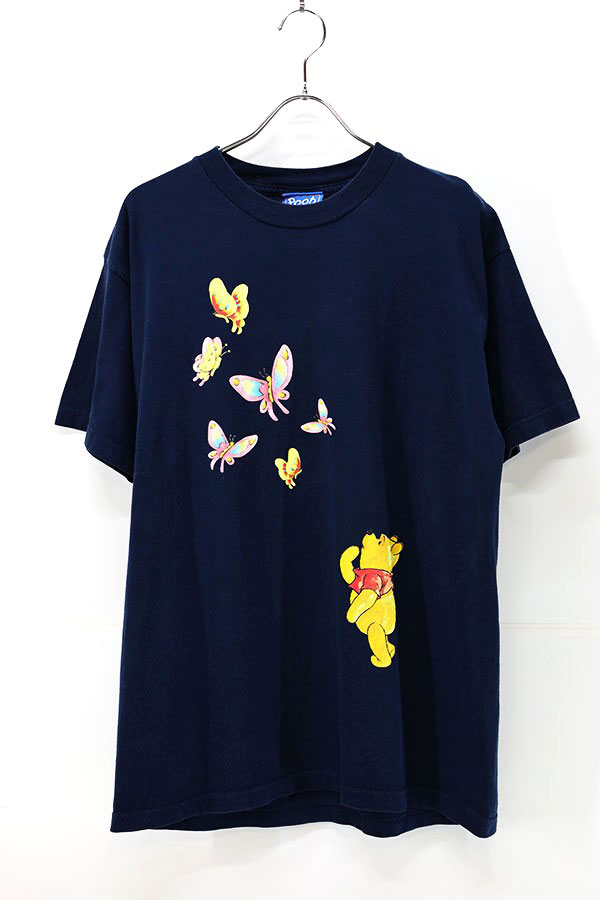 Used 90s Disney Pooh Character Graphic T-Shirt Size L 