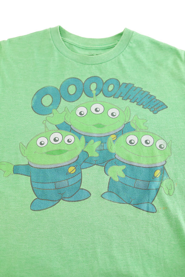 Used 00s TOY STORY ALIEN Character Graphic T-Shirt Size L 