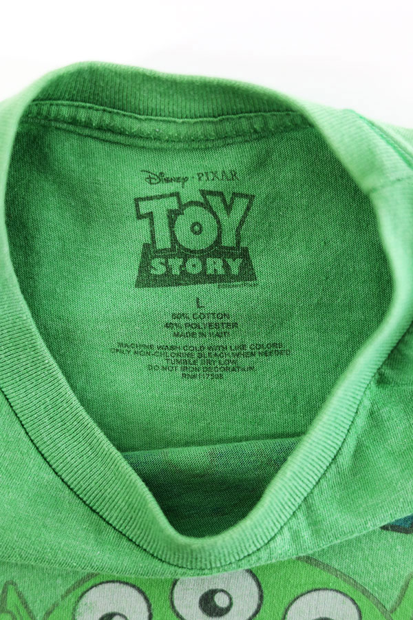 Used 00s TOY STORY ALIEN Character Graphic T-Shirt Size L 