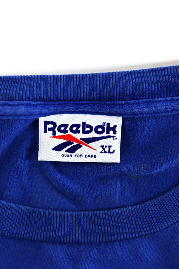 Used 90s USA Reebok Both Over Graphic T-Shirt Size XL 