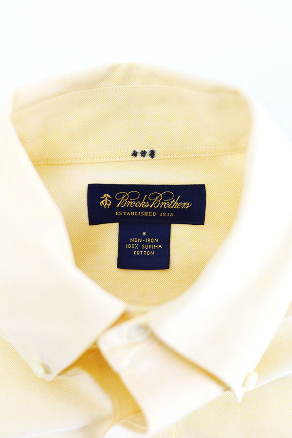 Used 00s Brooks Brothers Chick color Oxford Shirt Size S 
