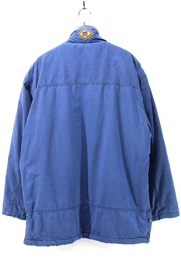 Used 90s ITALY mistral Fade Blue Toggle Button Middle Jacket Size L  