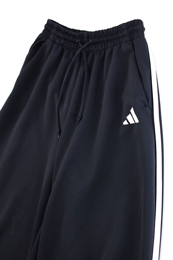 Used 00s adidas One Side Line Wide Design Track Pants Size M 