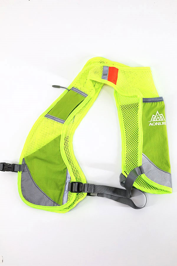 Used Womens 00s AONIJIE Fluorescent Mesh Bag Vest Size S  