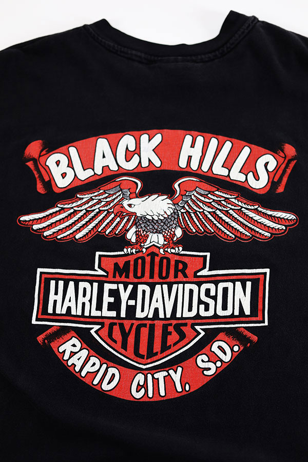 Used 90s USA HARLEY DAVIDSON Both Graphic T-Shirt Size XL 