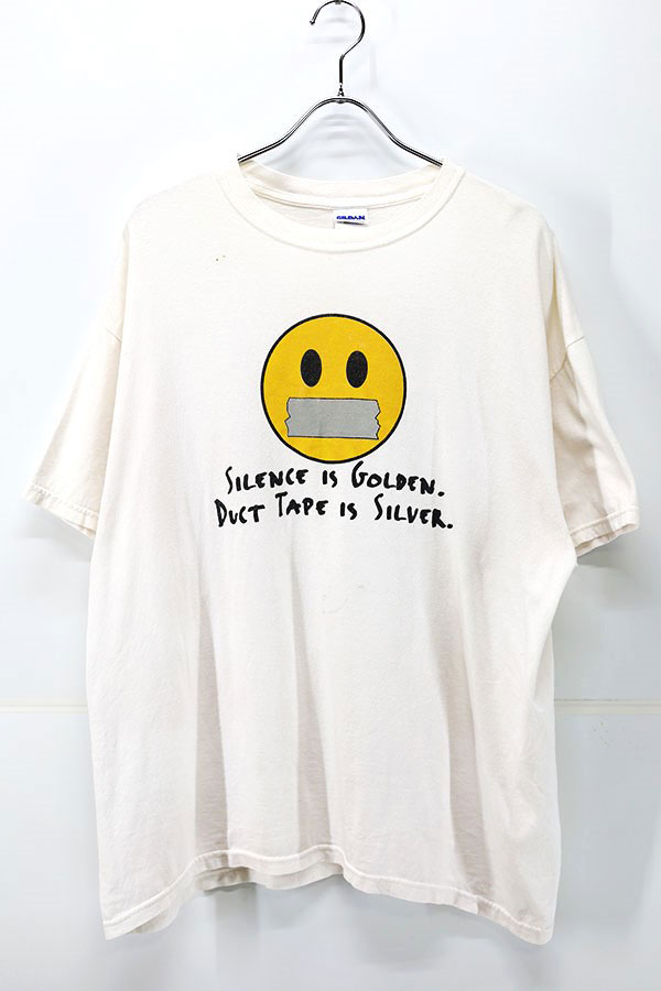 Used 90s-00s GILDAN SMILE Pop Art Graphic T-Shirt Size XL 