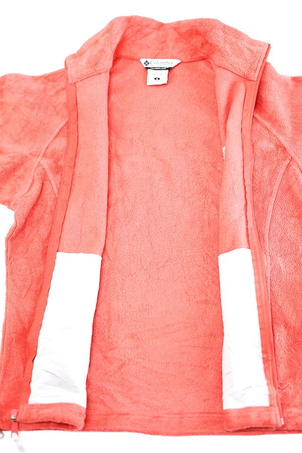 Used Womens 90s Columbia Pink Fleece Jacket Size S 