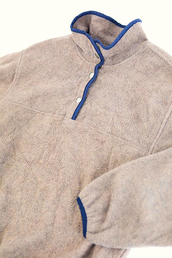 Used Womens 00s USA Wool Rich Snap-T Type Pull Over Fleece Jacket Size M 