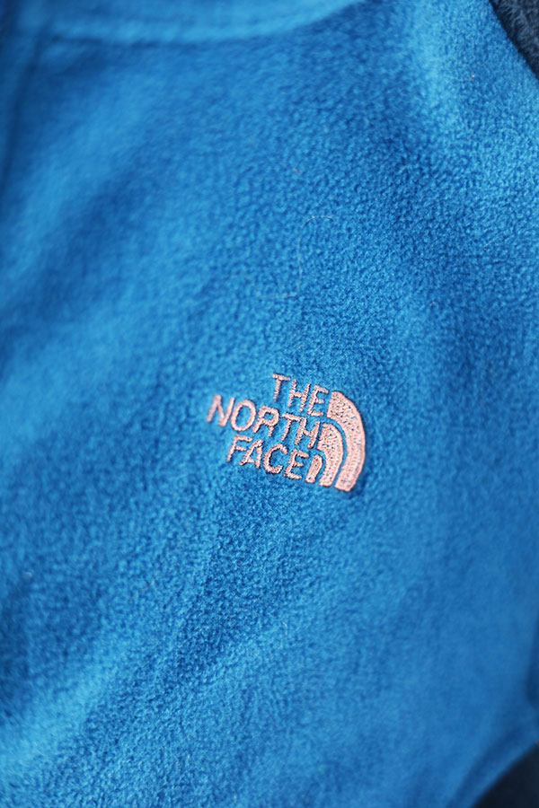 Used Womens 00s The North Face FLASH DRY Blue Fleece Jacket Size L 