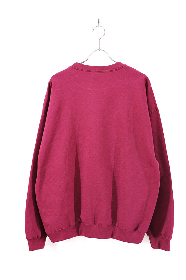 Used 00s GILDAN Wine Red Color Solid Sweat Size XL 