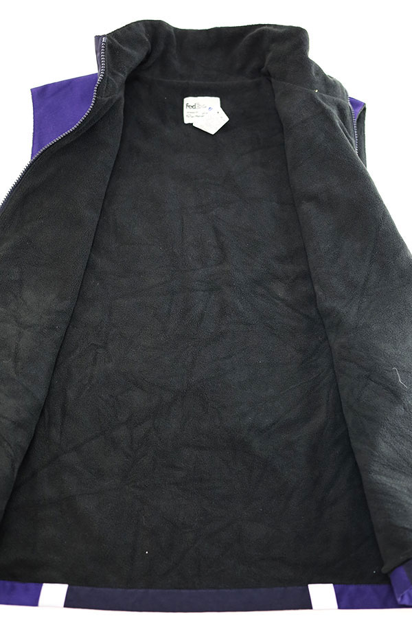 Used 00s FedEx Reflector Nylon Vest Size L 