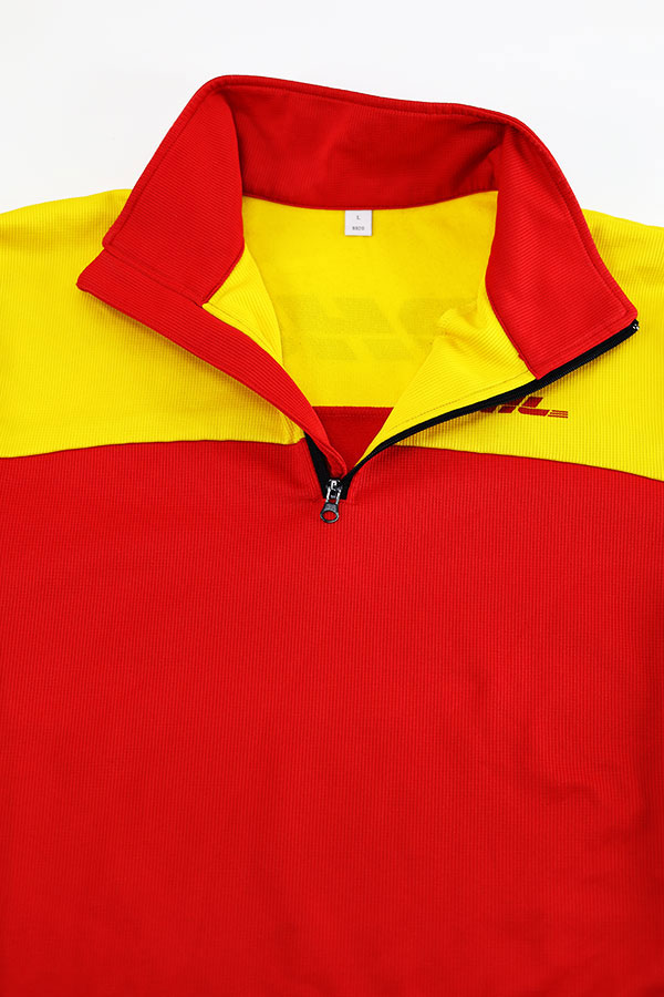 Used 00s DHL Pull Over Light Jacket Size L 