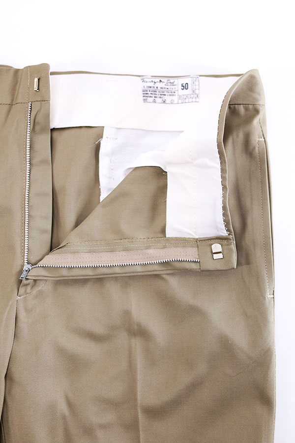Dead Stock 70s Italian Army EI Chino Trousers Pants Size W38 L30 