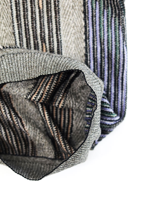 Used 90s USA St Croix 3D Stripe Design Cotton Knit Size XL  