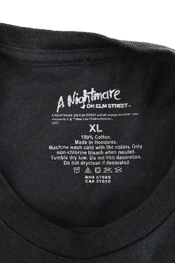 Used 00s A Night mare ON ELM STREET Freddy Movie Graphic T-Shirt Size XL 
