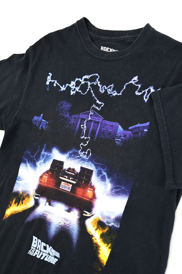 Used 00s BACK TO THE FUTURE DeLorean Movie Graphic T-Shirt Size M 