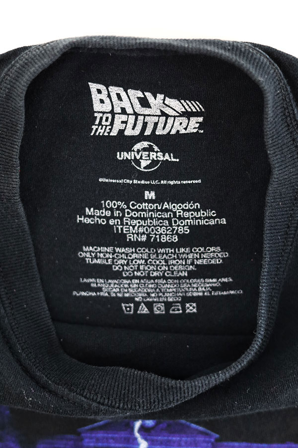 Used 00s BACK TO THE FUTURE DeLorean Movie Graphic T-Shirt Size M 