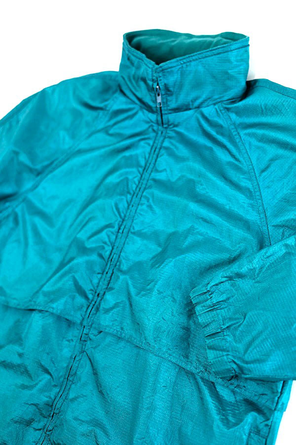 Used 80s Eddie Bauer Ripstop Nylon Packable Jacket Size L 
