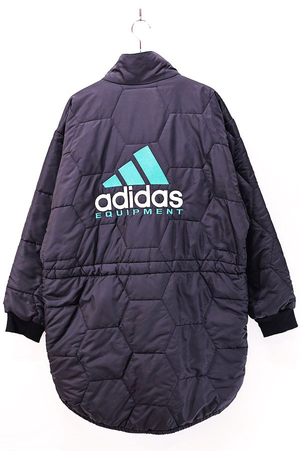 Used 90s adidas EQUIPMENT Padded Nylon Quilting Jacket Size L 