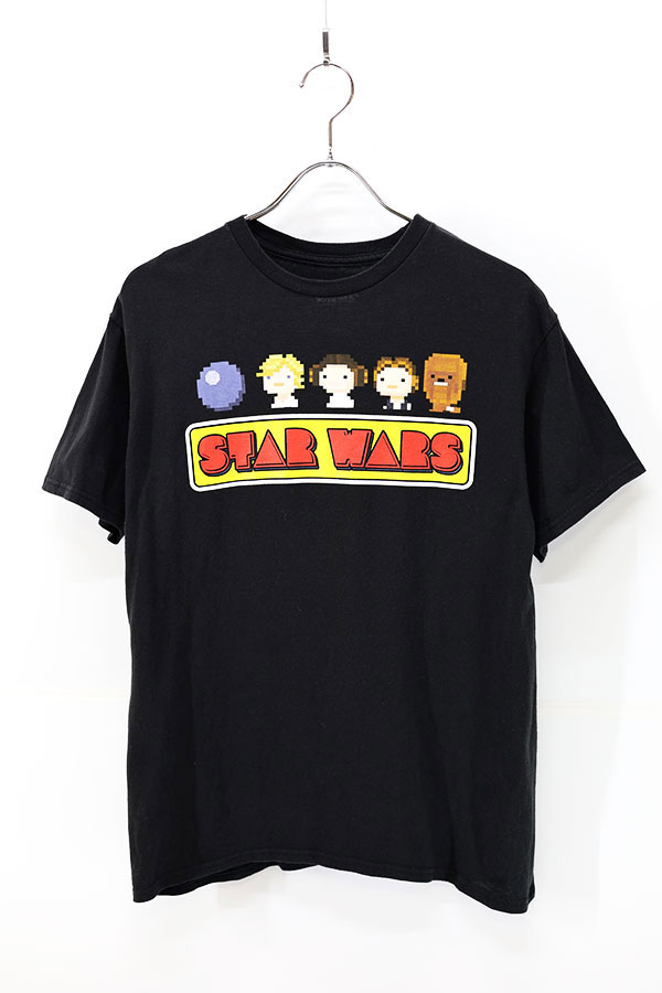 Used 00s STAR WARS PAC-MAN Parody Graphic T-Shirt Size L  
