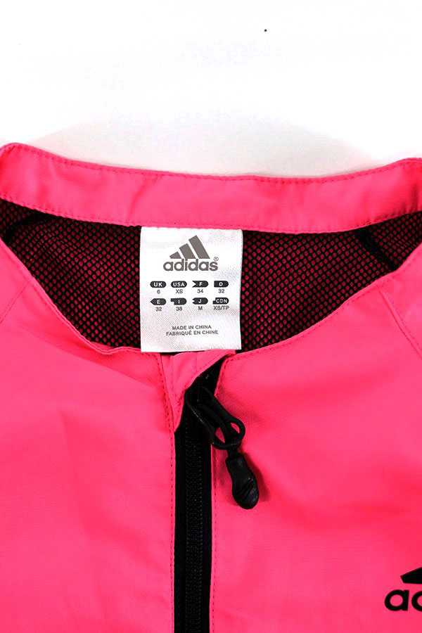 Used Womens 00s adidas Mesh Design Pink Vest Size M 