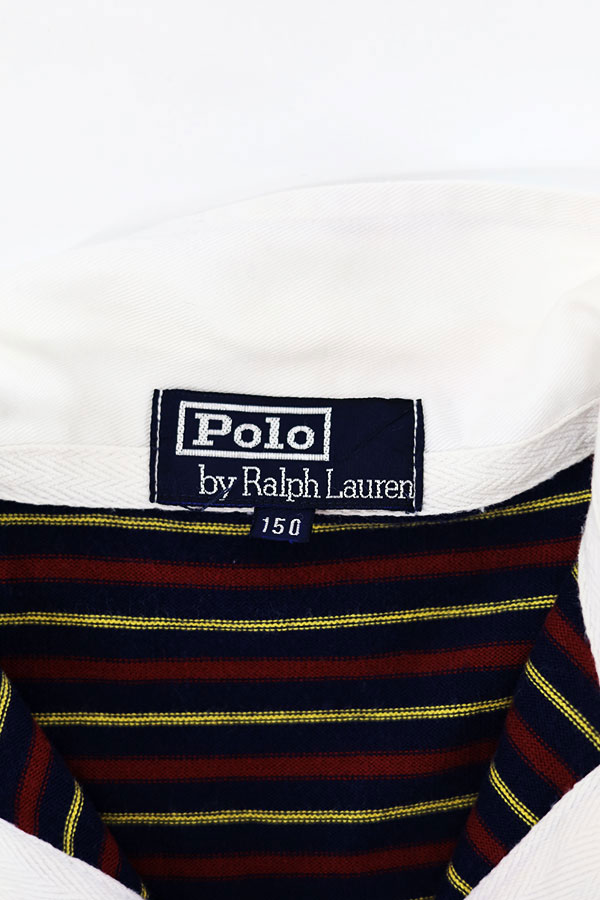Used Kids 90s Ralph Lauren Rugby Shirt Size 10 ʾ 