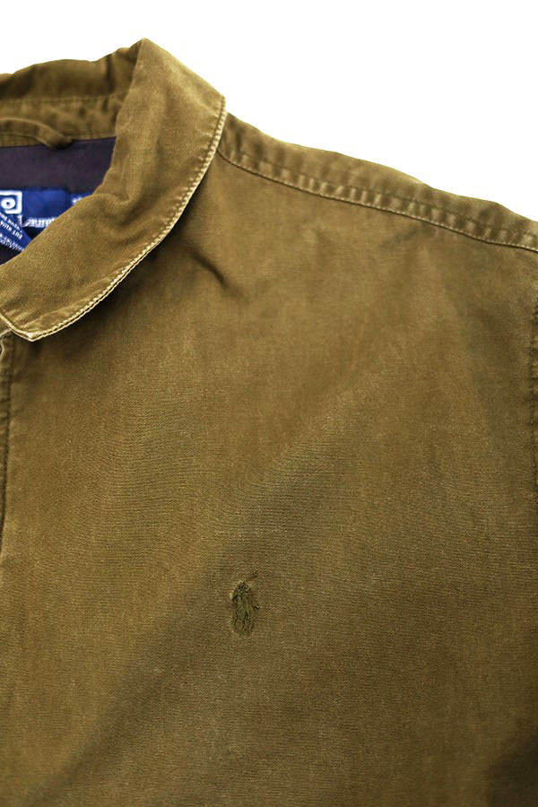 Used 90s POLO Ralph Lauren Brown Swing Top Jacket Size L 
