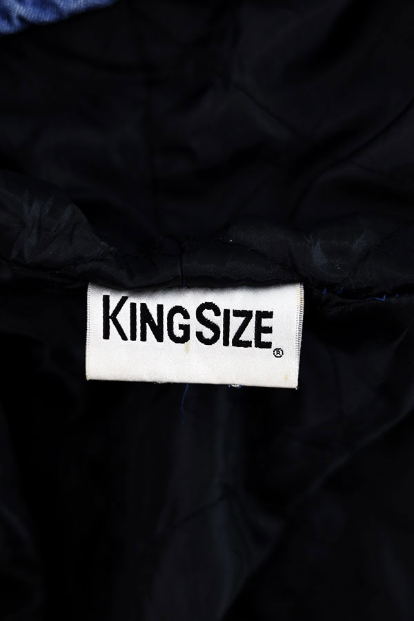 Used 00s KING SIZE Over Size Light Denim Parka Jacket Size Free 