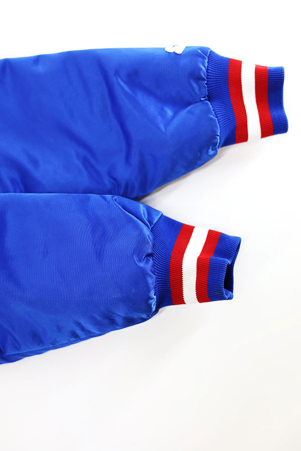 Used 90s USA STARTER NFL New England Patriots Paded Nylon Jacket Size S  