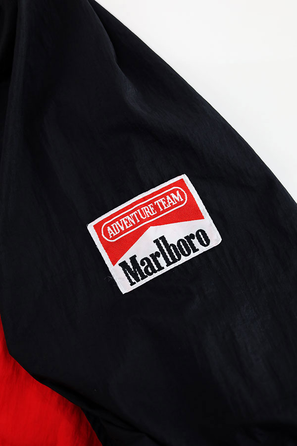 Used 90s Marlboro 2Tone Color Light Nylon Parka Jacket Size XL 
